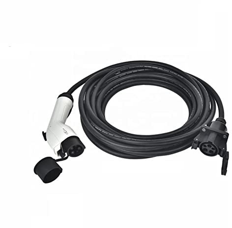 LXSWY elektroauto ladekabel SAE J1772 Verlängerung EV Autokabel for Elektrofahrzeuge 32A Typ 1 5 Meter Typ 1 auf Typ 1 (Color : 32A 5meters)