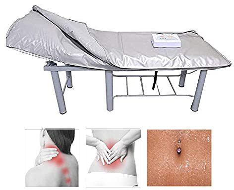 KOHKA Coperta per Sauna a infrarossi, Sauna Professionale con Controller a 2 Zone, Salone di Sicurezza in Materiale Impermeabile in PVC e Coperta a Vapore per la Spa Domestica per Il Relax di disi