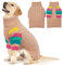 MHaustlie Winter Warm Hundepullover, Klassischer Rollkragen Hundepullover, Winter Welpen Hundepullover Halloween Weihnachten, Hundepullover für Große Hunde Beagle, Border Collie, Husky(2XL, Rosa)