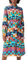 Seidensticker Damen Blusenkleid mit Bindegürtel Kleid, Marineblau, 42