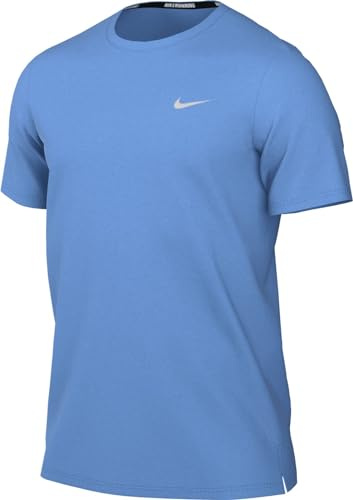 Nike Herren M Nk Df Uv Miler Ss, University Blue/Reflective Silv, DV9315-412, S