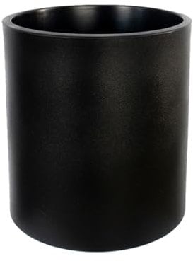 newgarden - Macetero Redondo Hortensia Decorativo para Interior y Exterior. Muy Resistente a los Rayos UV. Maceta Grande para Flores y Plantas Hecho Polietileno en España (50 cm, Negro)