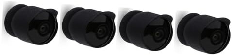 DOITOOL 4pcs Silicone Camera Protective Cover for Nest Outdoor Camera Weatherproof Rainshade Sunshield for Enhanced Image Clarity and Outdoor Security Use