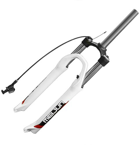 LYMFCFC Fourche Télécommandée VTT 27,5 Pouces, Alliage D'aluminium 1-1/8 Amortisseur Hydraulique Fourche À Suspension Course 125Mm A,27.5in
