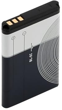 Fayerkar 1 confezione di batteria ricaricabile BL-5C compatibile per Nokia Phone and Household Radio (3,7 V 1020 mAh)