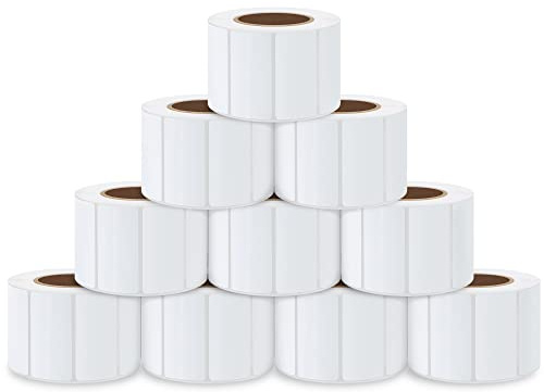Hylabelest Direct Thermal Labels Address Label for UPC Barcodes White Address Shipping Labels Compatible with Printer Zebra Desktop Printers (White, 10 Rolls, 51×25mm)
