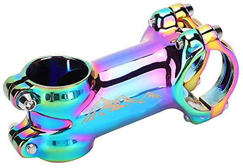 ANKROYU Fahrradlenkerstange, bunter Lenkervorbau aus Aluminiumlegierung, Verstellbarer Lenkervorbau, Leichter Mountainbike-Vorbau für Fahrrad (70MM)