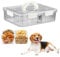 Dog Biscuit Container,Pet Treat Storage Container,Airtight Dog Treats Jar Bpa Free Plastic with Handled Lid Dog Treat Storage Divider,Large Dog Treats Container,for dog Treat Canister and Storage