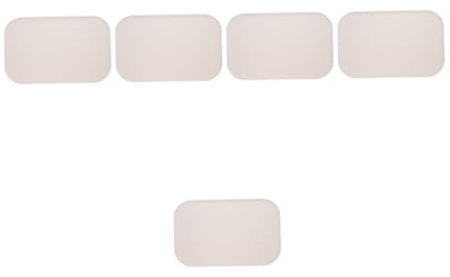 VANZACK 5pcs Silicone Pet Feeding Mat with Raised Edge for Dogs and Cats Easy to Clean Non- Design to Keep Floors Dry and Neat