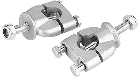 1 Pair Aluminum Alloy Motorcycle Mount Riser 22mm Handlebar Clamps Kit for Bike Fans