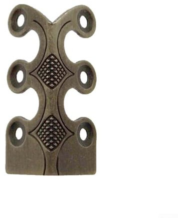 URPIZY Vintage Metal Corner Protector,Brass Skiffers,Solid Brass Skirting Board Corner Protectors,Decorative Protector Cover For Both Residential And Commercial Spaces(Bronze)