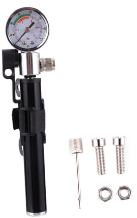 POPETPOP 1Ensemble Air Portable pour Vélo Compresseur avec Manomètre Gonfleur pour Accessoires Gonflables