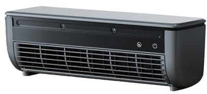 Climatiseur Mural Pour Petites Pièces - Climatiseur Portable, Ventilateur Soufflant Mural Divisé Froid Et Chaud, Silencieux, Temporisé, Basse Consommation, Pour Chambre, Bureau et Maison (Gris)