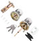 NUOBESTY 1Set Serratura Premium Acciaio Inossidabile per Porte Blindate Facile Installazione e Design Pratico Adatta per Cucine e Domestici