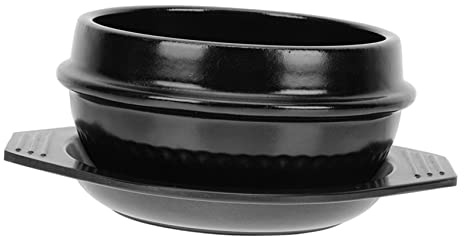 VALICLUD Pot for Cooking Heat Tray Korean Ceramic Resistant with Stew Pan Even Heating Sturdy Safe and Oven for Home Dishes
