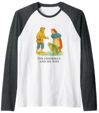 Der Fischer und Seine Frau Classic Brothers Grimm Tale Raglan