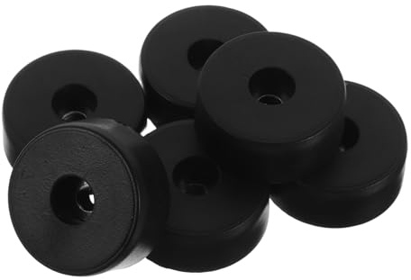 Gatuida 6pcs Rubber Feet Speaker Rubber Feet for Subwoofer Speaker Road Case Furniture