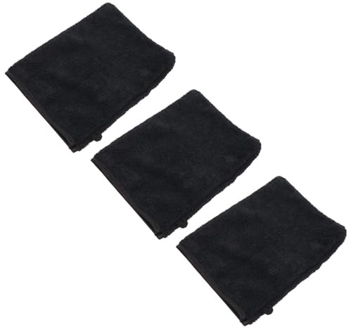 Artibetter 3pcs Microfiber Face Cleansing Gloves for Travel, Sturdy Polyester Facial Cleaning Mitts with Exfoliating and Face Washing Features