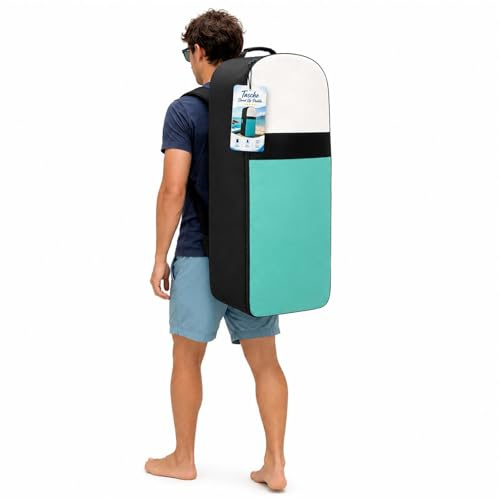 SUP Rucksack Tasche für Stand Up Paddle Board, 600D Oxford Paddleboard Tragetasche, Ersatzrucksack für aufblasbares SUP Board, Pumpe, Paddel & Zubehör