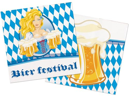 Napkins Oktoberf Beer Mugs 33x33/20