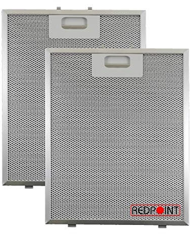Kit 2 Stück Aluminium-Fettfilter Austauschfilter Dunstabzugshaube Für BEST mm.239 x 298 x 9