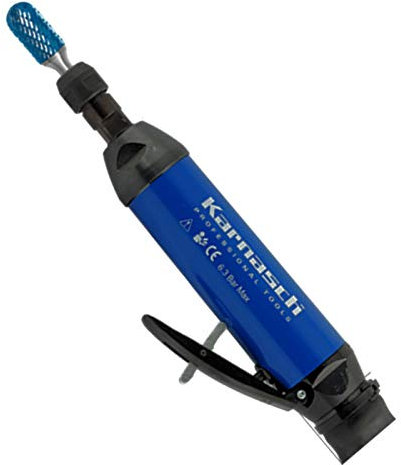 Hauptversand24 114713 Druckluft Profi-Geradschleifer KAM10LR für Frässtift Zapfenfräser Rotationsfräser Fräsere Schaft 6,0mm, 10000 U/min