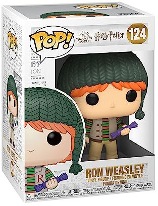 Funko Pop! Harry Potter: Holiday - Hermione Granger - Ron Weasley 1 - Hermine Granger - Vinyl-Sammelfigur - Geschenkidee - Offizielle Handelswaren - Spielzeug Für Kinder und Erwachsene
