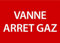 Panneau PVC 5mm 15x20cm Vanne Arrêt Gaz