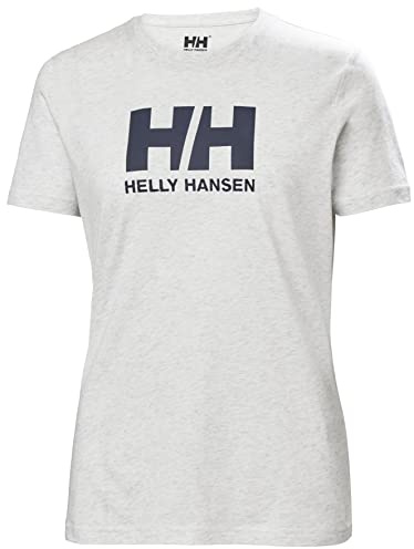 Damen Helly Hansen W HH Logo T-Shirt, Nimbus Wolke, S
