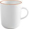 KAHLA 575335A69970C Pronto Line Becher 0,35 l Line sunset orange | Becher mit oranger Linie aus Porzellan