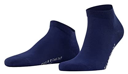 FALKE Herren Sneakersocken Cool 24/7 M Sn Baumwolle kurz einfarbig 1 Paar, Blau Royal Blue 6000, 45-46
