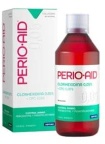 LOGAN Enjuague bucal para el mantenimiento del tratamiento de las enfermedades peridontales PERIO-AID 500 ml.