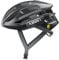ABUS Rennradhelm PowerDome MIPS - leichter Fahrradhelm mit cleverem Belüftungssystem und Aufprallschutz - Made in Italy - für Damen und Herren - Schwarz Glänzend, Größe M