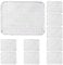 LNQ LUNIQI 10Pcs Disposable BBQ Grill Mesh Mat Aluminum Non-Stick Cooking Grid Grates Pad Baking Tools Outdoor BBQ Accessories for Outdoor Camping Barbeque Picnics Backyards