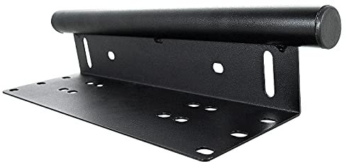 RIGIDON LED Arbeitslichtleiste Kennzeichenhalter Nummernschildhalter Front Stoßstange Bull Bar für KFZ Trucks LKW Trecker Mehr, schwarz