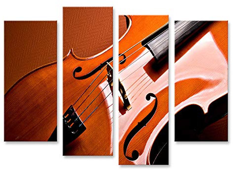 islandburner Bild auf Leinwand Cello Bilder Wandbilder Poster GALD-4erP
