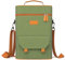 Cuopru Bolsa de transporte premium Yerba Mate Kit – Doble capa impermeable 2 bolsillos para botellas de vino bolsa portátil para viajes, picnic, playa