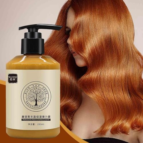 Generic Langanhaltendes Styling, Marokko-geschmeidige Styling-Creme, Marokkanisches haaröl, Neu Styling Moroccan Volume Moisturizing für trockene, Beschädigte Bounce-Curl-Haarpfleg