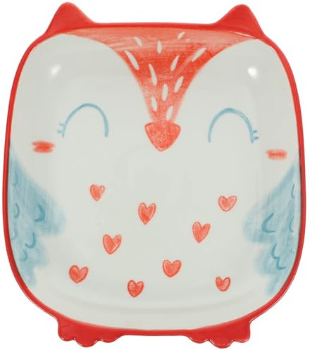 Cabilock 1 Pc assiette d'animaux assiettes à steak assiette bébé couverts enfants couverts pour enfants nouilles plat de repas assiette de service céramique spaghetti porcelaine plateau