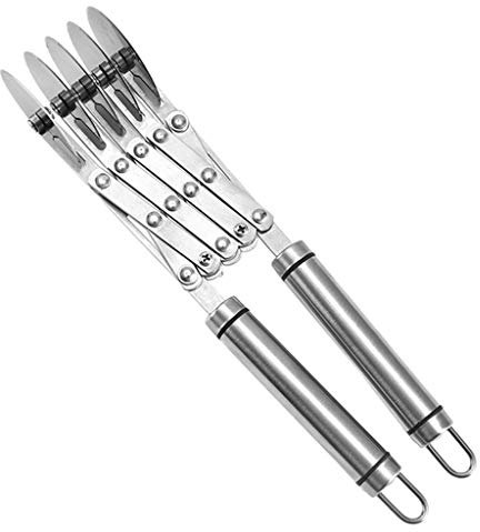 5-Wheel Pastry Spaghetti and Slicer Stainless Steel Pizza Slicer Multiple Roller Cutter Tools Pizza Cutter