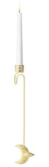 Georg Jensen - Kerzenhalter Mond 2024, vergoldet