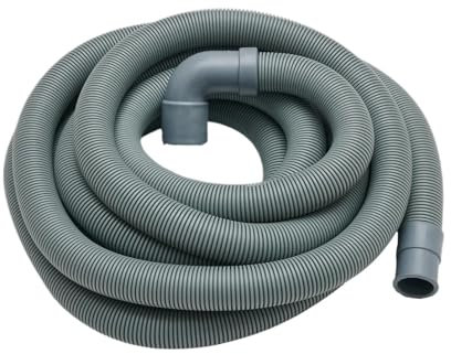 AQXYWUIO 157.5inch Drain Waste Pipe Washing Machine Extension Pipe Outlet Connecting Pipe for Dishwasher Home Improvement Connect Part