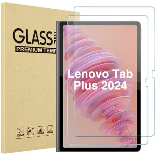 ProCase 2 Pack Screen Protector for Lenovo Tab Plus 11.5 Inch 2024, Tempered Glass Film Guard for Lenovo 11.5 Tab Plus 2024 Release