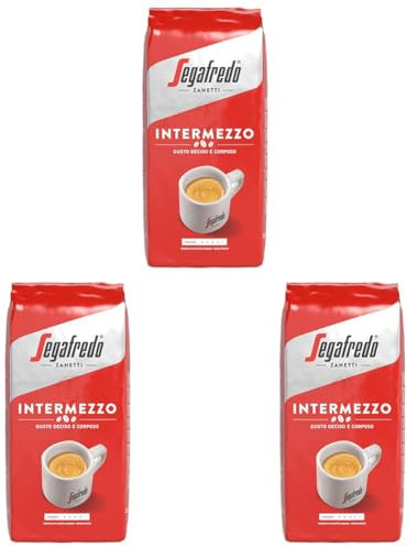 Segafredo Kaffee Intermezzo Ganze Bohne, 1kg (Lot de 3)