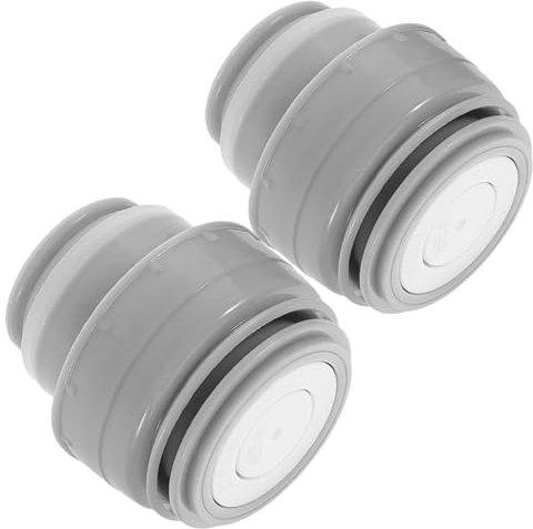 Mikinona Insulated Water Bottle Stopper and Cup Inner Lid Switch for Vacuum Flask 45mm Mouth Compatible with Haers 500ml-1200ml Grey Leak Proof Replacement