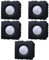 5x Sensore di movimento PIR, Modulo nero, Compatibile Con BTicino Living, frutti, interruttori, pulsanti, deviatori, dimmer, sensori, PIR, buzzer, Per Placche originali e compatibili