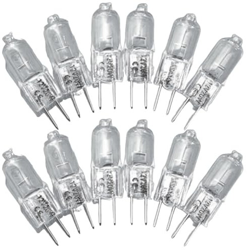 Zymoplas 10er Pack Halogenlampe Super 20W Lange Stifte Wolframlicht Multifunktionale dekorative Beleuchtung Raumbedarf