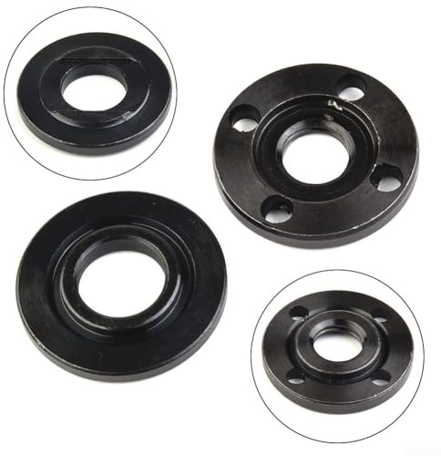 Zilimontt Juego de tuercas de brida de amoladora angular para rosca M14 de 14 mm, husillo de 30 mm, accionamiento de pasador de 40 mm de diámetro, repuesto para amoladoras eléctricas
