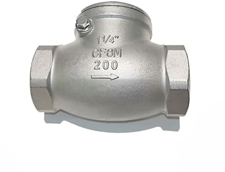 DN10 3/8 BSPT 304 Edelstahl Einweg No-return Rückschlagventil Horizontale Harte Dichtung Plumbing Fittings