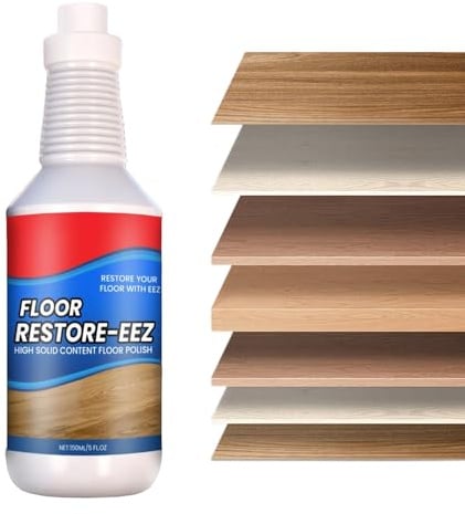 Boden Poliermittel, 150ml Boden Renovierer, Bodenrestaurierung, Bodenpflegeprodukte Für Laminat, Fliesen, Stein Und Möbel, Verschleißfest, Hochglanz, Kratzfest, Politur, Reparatur Und Reiniger